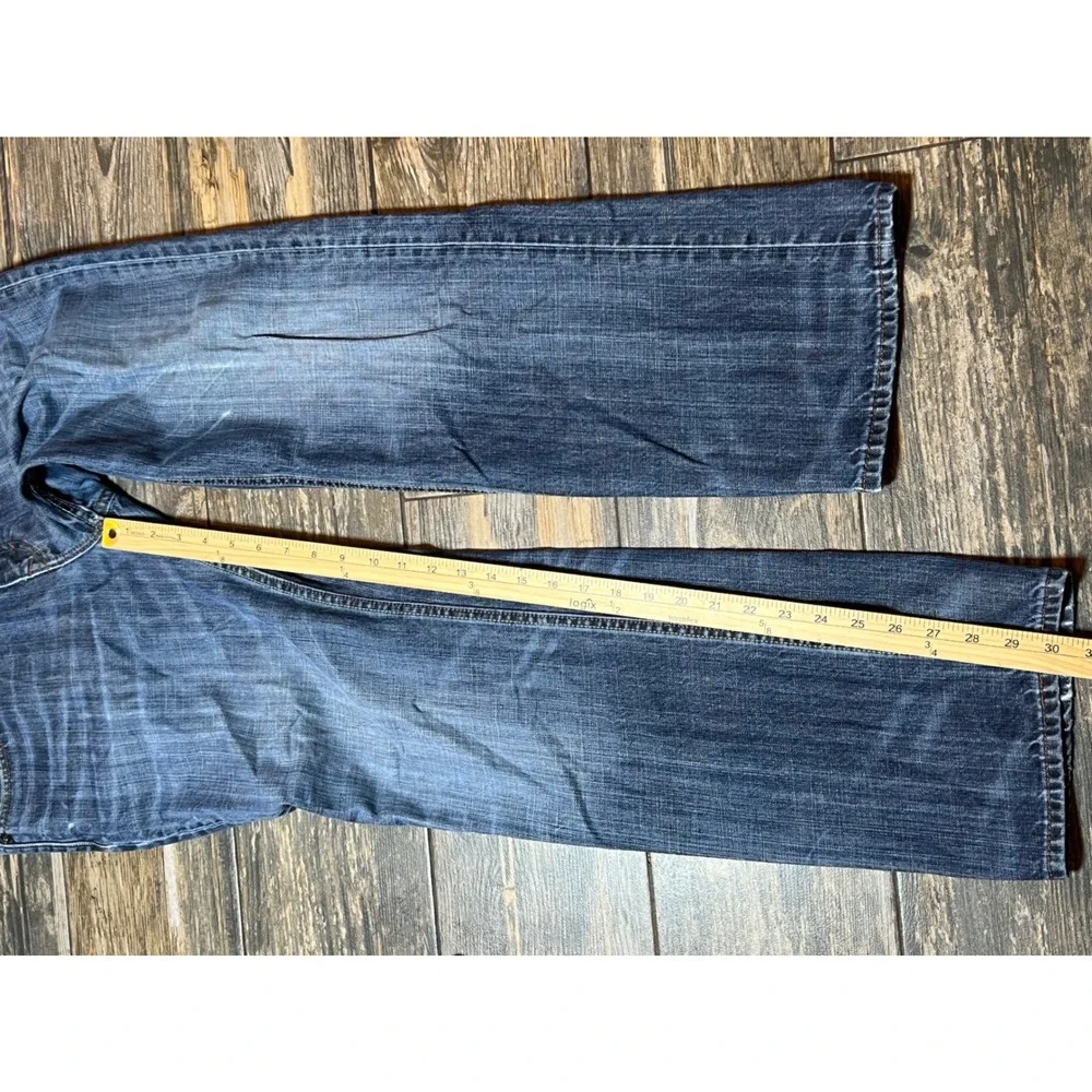 Banana Republic Mens‎ Straight Fit Jeans Denim 33x32 Cotton Western Stackable